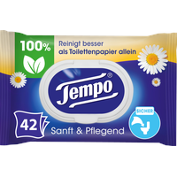 Tempo Feuchte Toilettentücher Sanft & Pflegend Kamille - 42.0 Stück