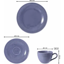SELTMANN WEIDEN Beat Kaffeeservice 18-tlg. fliederblau