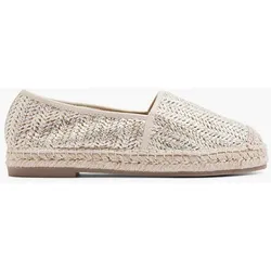 Espadrille - Damen - silber