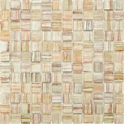 Premium Mosaic Glasmosaik beige 30x30 cm matt/glanz MOS23TEXBE