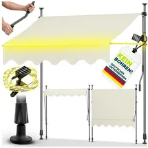 tillvex Klemmmarkise 300 x 300 cm beige