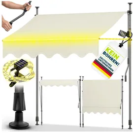 tillvex Klemmmarkise 300 x 300 cm beige