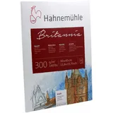 Hahnemühle Britannia Aquarellblock, mattes naturweißes Aquarellpapier, 300 g/m2, 12 Blatt, 30 x 40 cm