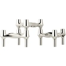 STOFF Nagel BMF Kerzenhalter 7 cm 10,20 cm silber