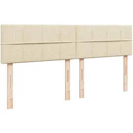 vidaXL Boxspringbett 180 x 200 cm Creme