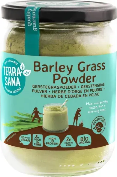 Terrasana Gerstengras Pulver - Glas bio