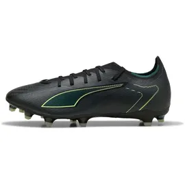 Puma Ultra 6 Match FG/AG PUMA Black-Fizzy Light-Green Terrain, 40.5 EU