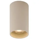 QAZQA Tuba 3er Pack rund Beige Aluminium