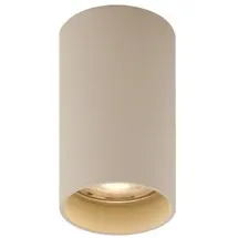 QAZQA Tuba 3er Pack rund Beige Aluminium