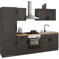wiho Küchen Küchenzeile »Erla«, ohne E-Geräte, Breite 270 cm, grau