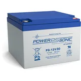 Powersonic PG-12V30 12V 30Ah Blei-Vlies Akku AGM VRLA