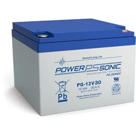 Powersonic PG-12V30 12V 30Ah Blei-Vlies Akku AGM VRLA