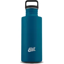Esbit Trinkflasche Sculptor - Edelstahl Trinkflasche mit praktischem Loop Verschluss - 750 ml in Blau