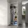 home collective Mehrzweckschrank 75 x 35 x 184 cm Weiß