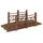vidaXL Gartenbrücke 150 x 67 x 56 cm Braun