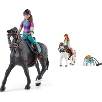 SCHLEICH 42541 Horse Club Lisa & Storm, für Kinder ab 5-12 Jahren, Horse Club - Spielset & 42518 Horse Club Mia & Spotty, für Kinder ab 5-12 Jahren, Horse Club - Spielset