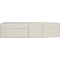 LeGer Home by Lena Gercke Lowboard Essentials (2 St), Breite: 239cm, MDF lackiert, Push-to-open-Funktion grau
