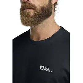 Jack Wolfskin Essential Kurzarm-t-shirt - Dark Navy / Grey - M