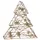 COM-FOUR Deko Baum 29 cm Goldfarben