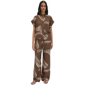 someday. Cevil Leaf Wide Leg Hose Braun 36