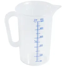 Contacto Messbecher transparent 0,5 l