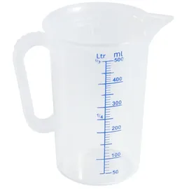 Contacto Messbecher transparent 0,5 l