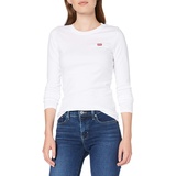 Levis Levi's Damen Long-Sleeve Baby Tee White + S