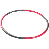VirtuFit Fitness Hula-Hoop - Reifen - 0,74 kg - Rot/Grau