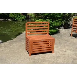 Garden Pleasure Gartenbank 76 x 45 x 180 cm braun