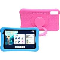 Denver TIO-80105KBLUEPINK Kinder-Tablet – Android 13 64GB Speicher, mit zwei Bumpern