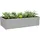 Relaxdays Hochbeet 57 x 240 x 90 cm Hellgrau