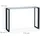 Relaxdays Konsolentisch 110 x 35 x 75 cm schwarz