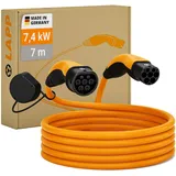 Lapp STANDARD, orange Ladekabel E-Auto, 7,4 kW, Kabellänge: 7 m