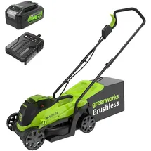 Greenworks 24V Rasenmäher GD24LM33 inkl. 4Ah Akku und Ladegerät