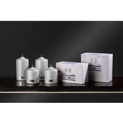Kerzen-Set CANDLE - weiß