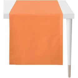 Tischläufer APELT "3800", orange, B:140cm L:48cm, Baumwolle, Polyester, Tischdecken