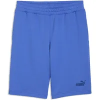 Puma Sporthose "Essentials No. 1 Logo Shorts Herren", Herren, Gr. L, Normalgrößen, mountain blau, Obermaterial: 32% Polyester, 68% Baumwolle. Tasche – Oben: 100% Baumwolle, unifarben, regular fit, Hosen Sporthose