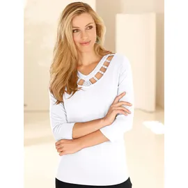 Lady WITT WEIDEN 3/4-Arm-Shirt in weiß | Gr.: 44