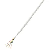 TRU Components 1572762 Alarmkabel LiYY 2 x 0.22 mm2 Weiß 50 m