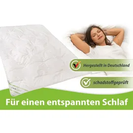 franknatur Ganzjahresdecke 135x200 Bettdecke Lyocell Bio Baumwolle Mono Decke Ganzjahr