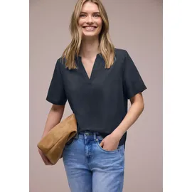 STREET ONE Kurzarmbluse Blau 38
