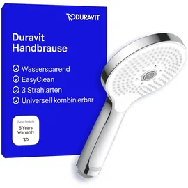 Duravit UV0652017010 Universal Handbrause, Chrom/Weiß