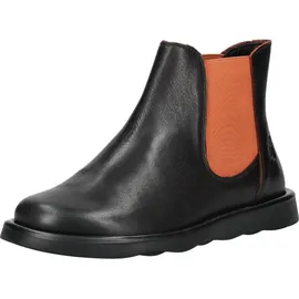 Fly london Stiefelette in Schwarz/Rot - Gr.: 42