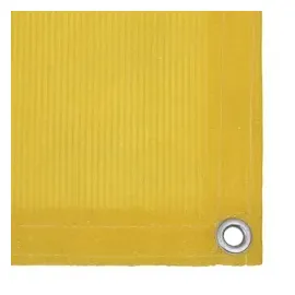 vidaXL Balkon-Sichtschutz Gelb 90x400 cm HDPE
