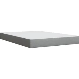 vidaXL Boxspringbett 140 x 200 cm Hellgrau