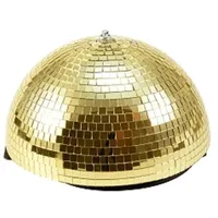 Eurolite Spiegel-Halbkugel 30cm gold motorisiert