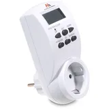 Maclean Brackets Maclean MCE05G Digitale Zeitschaltuhr Steckdose Wochenzeitschaluhr 10 Prog. 7 Tage 230V 16A