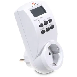 Maclean Brackets Maclean MCE05G Digitale Zeitschaltuhr Steckdose Wochenzeitschaluhr 10 Prog. 7 Tage 230V 16A