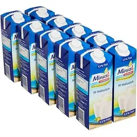 MinusL MinusL® H-Vollmilch laktosefreie Milch 3,5 % 10x 1,0 l