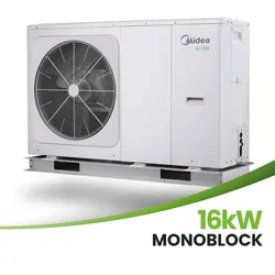 Midea 16kW Monoblock Wärmepumpe MHC-V16W/D2RN8-BER90 Energieklasse A++